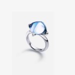 Baccarat - Medicis Ring - Light Blue Silver